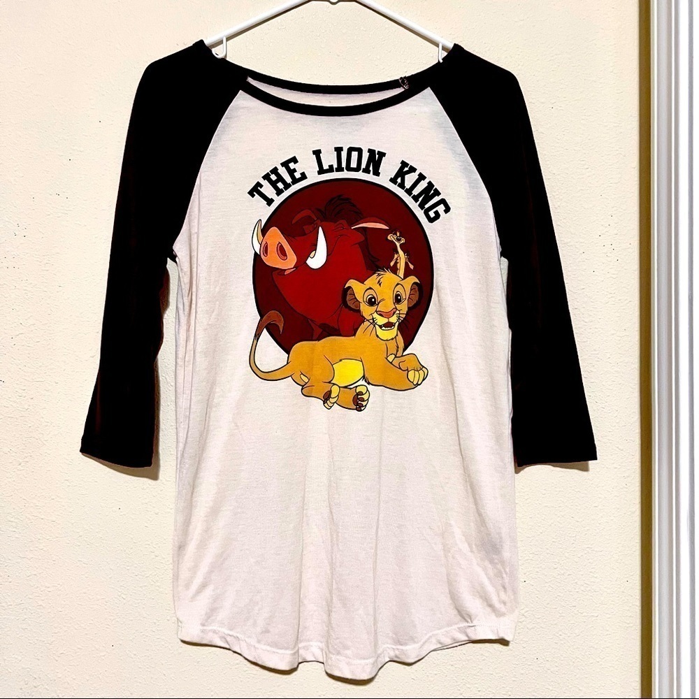Disney The Lion King Simba Baseball Tee women size M
